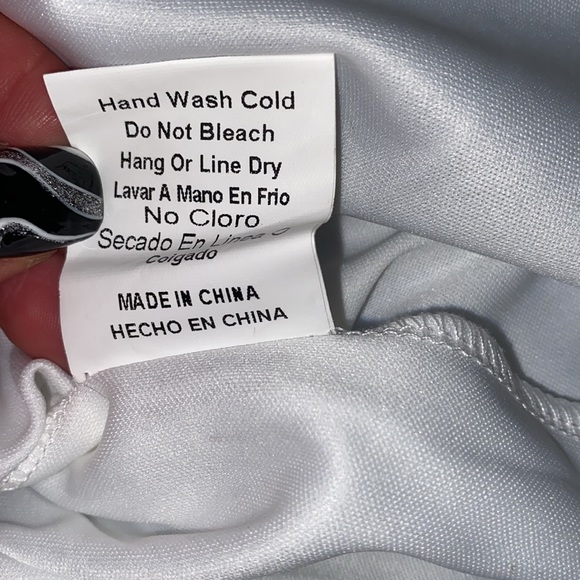 ❌DONATED❌Royal Blue White Floral Off Shoulders Ruffled Lined Maxi Dress - Picture 15 of 17